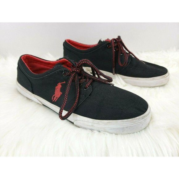 polo faxon low black